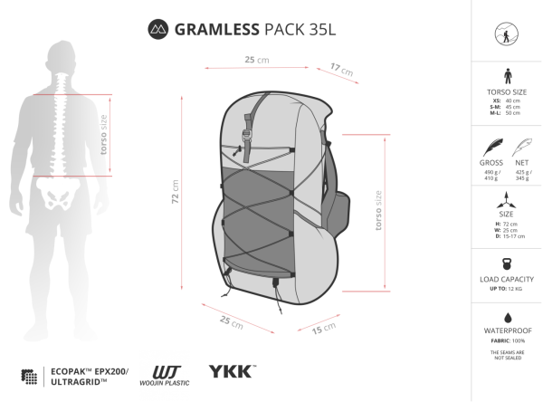 Liteway Gramless Pack 35L (EXP200) - Image 7
