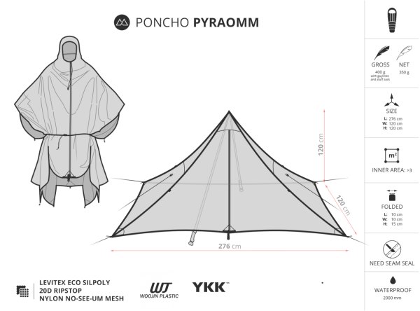 Liteway Poncho PyraOmm (400g) - Image 2