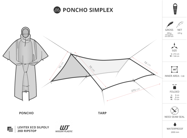 Liteway Poncho Simplex (290g) - Image 2